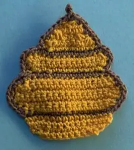 Crochet beehive 2 ply second bottom section
