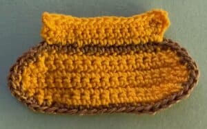 Crochet beehive 2 ply second top section