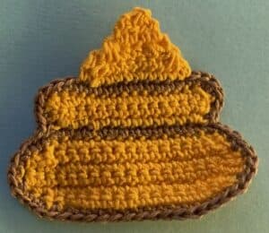 Crochet beehive 2 ply top section