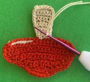 Crochet toadstool 2 ply joining for rings large toadstool