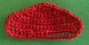 Crochet toadstool 2 ply large cap neatened