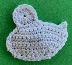 Crochet duck 2 ply head and body neatened