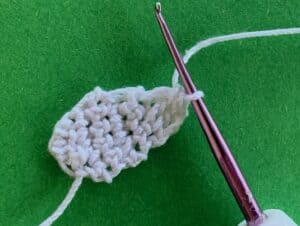 Crochet duck 2 ply wing