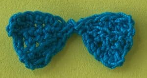 Crochet small butterfly 2 ply bottom wings