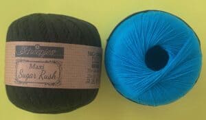 Crochet small butterfly 2 ply cotton