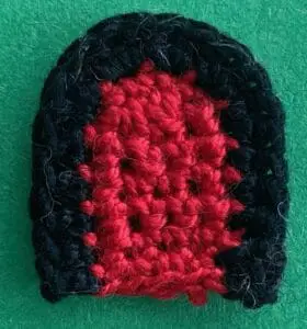 Crochet small house 2 ply door edge