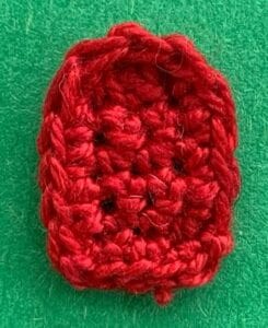 Crochet small house 2 ply door neatened