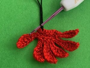 Crochet small house 2 ply joining for roof bottom neatening