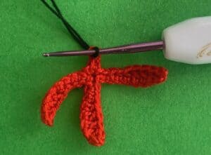 Crochet small house 2 ply joining for rooftop neatening