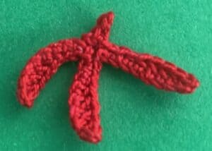 Crochet small house 2 ply rooftop