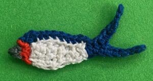Crochet swallow 2 ply beak
