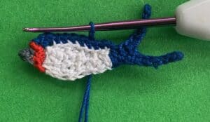 Crochet swallow 2 ply joining for front wing