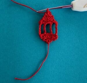 Crochet lantern 2 ply lantern