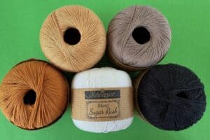 Crochet small owl 2 ply cotton