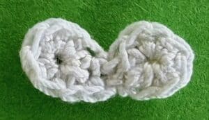 Crochet small owl 2 ply face joined