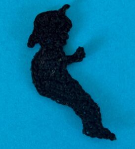 Crochet fishing boy 2 ply boy neatened