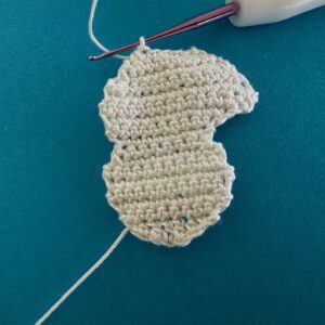Crochet baby seal 2 ply body