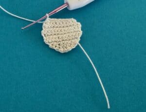 Crochet baby seal 2 ply head
