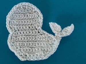 Crochet baby seal 2 ply tail