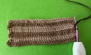 Crochet wagon 2 ply joining for stripe