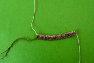 Crochet wagon 2 ply wagon row 2