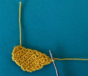 Crochet small bird 2 ply body