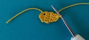 Crochet small bird 2 ply wing